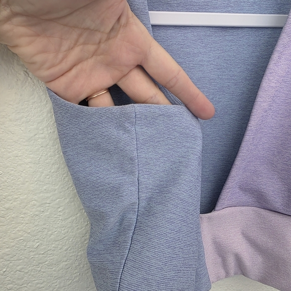 Outdoor Voices sports bra, light blue and pink, Size XS - Picture 4 of 8